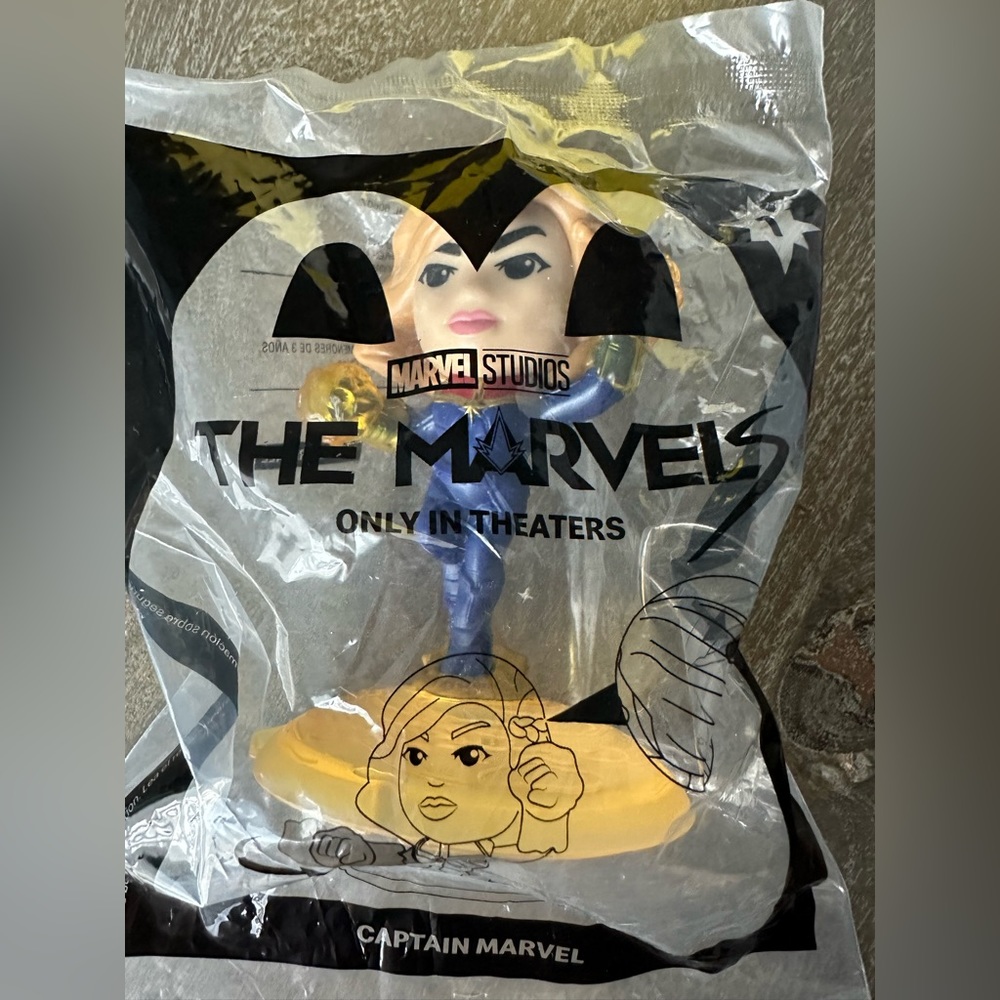 McDonald’s Happy Meal toy: Marvel Studios - THE MARVELS “Captain Marvel” #1